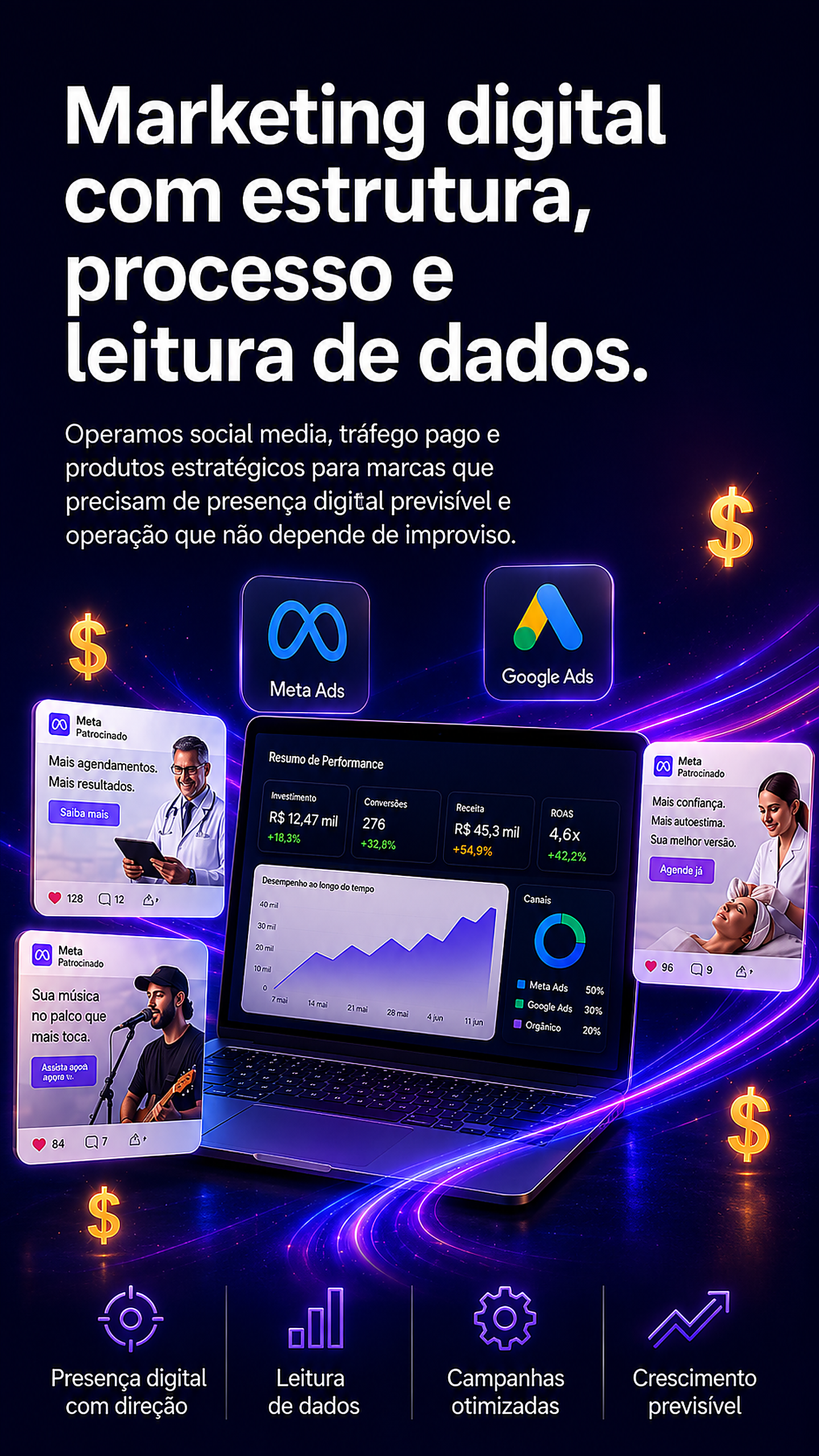 DIFSTART agência de marketing médico e posicionamento digital com base científica para médicos clínicas e profissionais de saúde.
